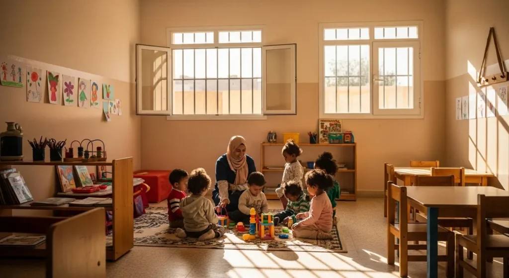 حضانة اجتماعية مدعومة في المغرب