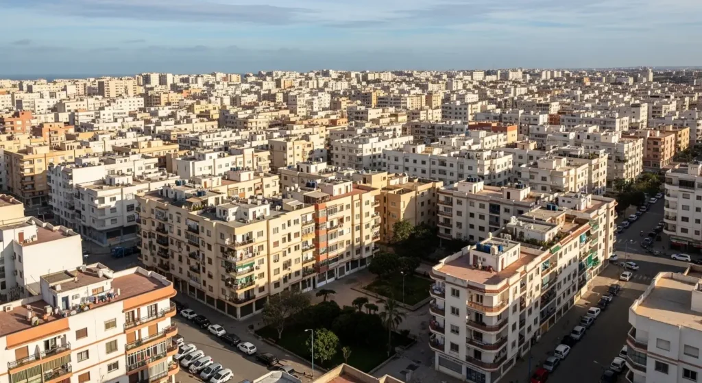 حي سكني في الدار البيضاء