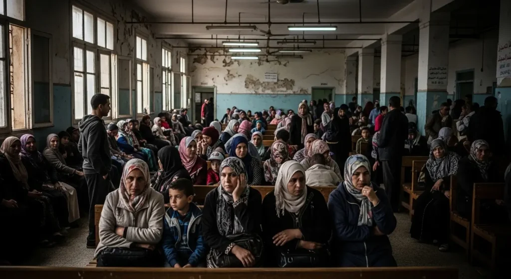 غرفة انتظار في مستشفى عمومي مغربي