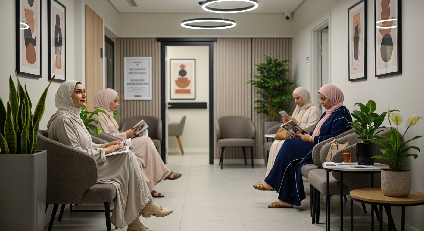 مريض ينتظر موعده في عيادة خاصة بالمغرب ثمن طبيب أنف وأذن وحنجرة بالمغرب