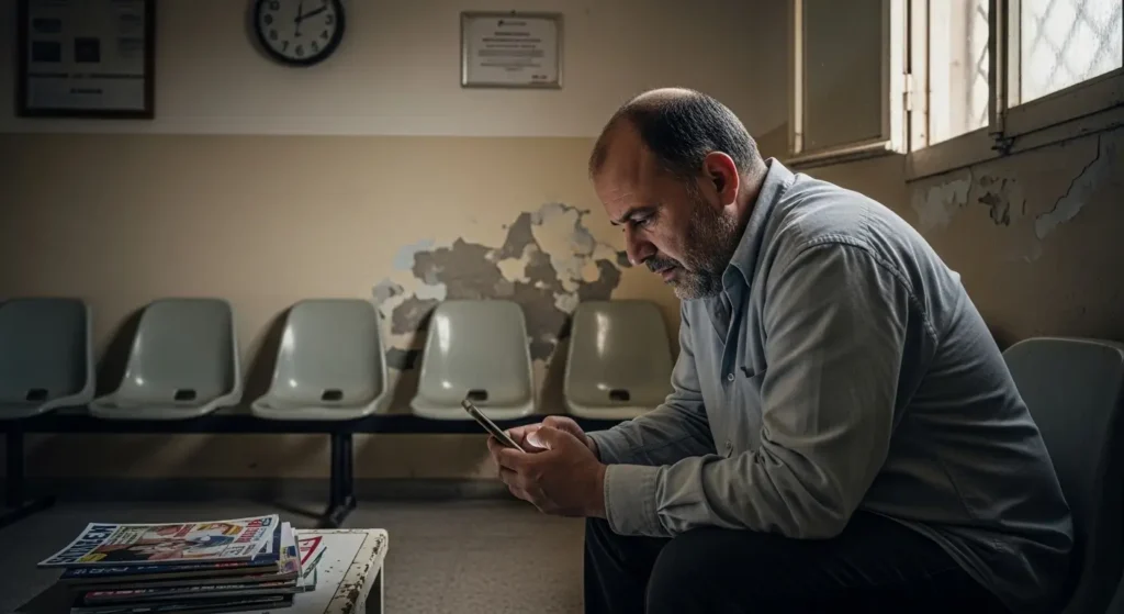 شخص يفكر في مخاطر اختيار أرخص سعر لعملية الشفط